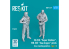 ResKit Figurine RSF72-0069 Pilotes CH-53E Super Stallion et MH-53E Sea Dragon position debout Type 1 2 pièces imprimées 3D 1/72