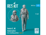 ResKit Figurine RSF72-0064 RAFALE C, M PILOTE FEMME EN POSITION DEBOUT TYPE 2 1PCS IMPRIMÉ EN 3D 1/72