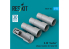 ResKit kit d&#039;amelioration avion RS72-0146 Buses d&#039;échappement B-58 Hustler pour kit Italeri imprimées en 3D 1/72