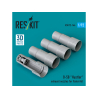 ResKit kit d'amelioration avion RS72-0146 Buses d'échappement B-58 Hustler pour kit Italeri imprimées en 3D 1/72