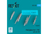 ResKit kit armement Avion RS72-0501 Pylônes pivotants pour F-111C avec LAU-105 4 pièces 1/72