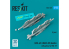 ResKit kit armement Avion RS72-0491 Bombes GBU-62 JDAM-ER avec pylônes pour MiG-29 Fulcrum 2 pièces imprimées en 3D 1/72