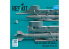 ResKit kit armement Avion RS72-0492 Bombes GBU-62 JDAM-ER avec pylônes pour Su-27 Flanker 2 pièces imprimées en 3D 1/72