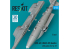 ResKit kit armement Avion RS72-0492 Bombes GBU-62 JDAM-ER avec pylônes pour Su-27 Flanker 2 pièces imprimées en 3D 1/72
