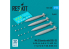 ResKit kit armement Avion RS72-0493 Bombes Mk.83 avec BSU-35 4 pièces imprimées en 3D 1/72