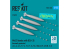 ResKit kit armement Avion RS72-0494 Bombes Mk.83 avec BSU-35 protégées thermiquement, 4 pièces en 3D 1/72