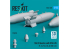 ResKit kit armement Avion RS72-0495 Bombes Mk.83 avec BSU-85 4 pièces imprimées en 3D 1/72