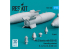 ResKit kit armement Avion RS72-0496 Bombes Mk.83 avec BSU-85 protégées thermiquement, 4 pièces en 3D 1/72