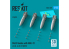 ResKit kit armement Avion RS72-0497 Bombes Mk.83 avec MAU-91 4 pièces imprimées en 3D 1/72