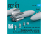 ResKit kit armement Avion RS72-0498 Bombes Mk.83 avec MAU-91 protégées thermiquement, 4 pièces imprimées en 3D 1/72