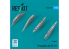 ResKit kit armement Avion RS72-0499 Pylônes pivotants pour FB-111 4 pièces imprimées en 3D 1/72