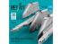ResKit kit armement Avion RS72-0500 Pylônes pivotants pour F-111A, D, E avec LAU-105 4 pièces 1/72