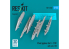 ResKit kit armement Avion RS72-0502 Pylônes pivotants pour F-111C avec LAU-105 4 pièces 1/72