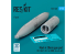 ResKit kit armement Avion RS72-0485 Support de canon Mark 4 de 20 mm, 1 pièce, imprimé en 3D 1/72