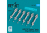 ResKit kit armement Avion RS72-0422 AASM-250 « MARTEAU » 6 pièces imprimées en 3D 1/72