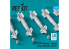 ResKit kit armement Avion RS72-0422 AASM-250 « MARTEAU » 6 pièces imprimées en 3D 1/72