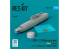 ResKit kit armement Avion RS72-0471 SUU-23 20MM GUN POD FERMÉ GUN BAY POUR F-4 PHANTOM II USAF 1 PCS IMPRIMÉ 3D 1/72