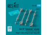 ResKit kit armement Avion RS72-0483 Missiles AIM-9P « SIDEWINDER » 4 pièces imprimées en 3D 1/72