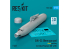 ResKit kit armement Avion RS72-0486 SUU-23 20MM GUN POD FERMÉ GUN BAY POUR BRITISH PHANTOM RAF &amp; RN 1 PCS IMPRIMÉ EN 3D 1/72
