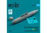 ResKit kit armement Avion RS72-0486 SUU-23 20MM GUN POD FERMÉ GUN BAY POUR BRITISH PHANTOM RAF &amp; RN 1 PCS IMPRIMÉ EN 3D 1/72