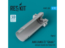 ResKit amelioration RSU72-0283 Buse d'échappement AMX (AMX-T) « Ghibli » pour kit Italeri imprimée en 3D 1/72