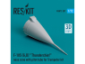ResKit amelioration RSU72-0287 Cône de nez F-105G, D Thunderchief avec tube Pitot kit Trumpeter (imprimé en 3D) 1/72