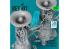 ResKit RSU35-0047 Moteurs CH-54A « Tarehe » pour kit ICM imprimés en 3D 1/35