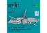 ResKit RSU35-0033 Rotor principal AH-1G Cobra déflecteur de poussière, débris, boucliers anti-sable, late kit ICM 3D 1/35