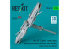 ResKit RSU35-0032 Rotor principal AH-1G Cobra déflecteur de poussière, débris, boucliers anti-sable, early kit ICM 3D 1/35