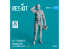 ResKit avion RSF72-0042 Pilote Femme d&#039;A-7 Corsair II en position debout type 1 1p imprimé en 3D 1/72