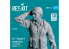 ResKit avion RSF72-0042 Pilote Femme d&#039;A-7 Corsair II en position debout type 1 1p imprimé en 3D 1/72