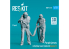ResKit Figurine RSF72-0020 Maillot violet équipe de ravitaillement scène moderne 1 2pièces imprimées en 3D 1/72