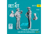 ResKit Figurine RSF32-0070 F-105F, G THUNDERCHIEF PILOTES HOMMES EN POSITION DEBOUT TYPE 2 2 PIÈCES IMPRIMÉES EN 3D 1/32