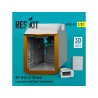 ResKit amelioration RSU32-0103 Baie de chargement OV-10A,C « Bronco » pour kit Kitty Hawk / Zimimodel imprimé en 3D 1/32