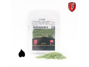 Titans Hobby végéation TTH248 Feuilles colorées 3g - Bouleau vert clair 1/160 - 1/120 - 1/100 - 1/87 - 1/72