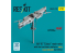 ResKit RSU32-0175 Rotor principal AH-1G Cobra déflecteur de poussière, débris, boucliers anti-sable, early kit ICM 3D 1/32