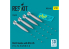 ResKit kit armement Avion RS32-0495 Bombes Mk.83 avec BSU-85 4 pièces imprimées en 3D 1/32