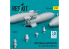 ResKit kit armement Avion RS32-0495 Bombes Mk.83 avec BSU-85 4 pièces imprimées en 3D 1/32