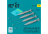 ResKit kit armement Avion RS32-0493 Bombes Mk.83 avec BSU-35 4 pièces imprimées en 3D 1/32
