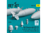 ResKit kit armement Avion RS32-0493 Bombes Mk.83 avec BSU-35 4 pièces imprimées en 3D 1/32