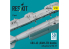 ResKit kit armement Avion RS32-0491 Bombes GBU-62 JDAM-ER avec pylônes pour MiG-29 Fulcrum 2 pièces imprimées en 3D 1/32
