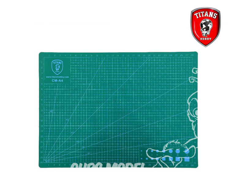 Titans Hobby outillage TTH043 Tapis de coupe réversible A4
