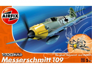 Airfix maquette avion j6001 Messerschmitt 109 Quick Build en briquettes