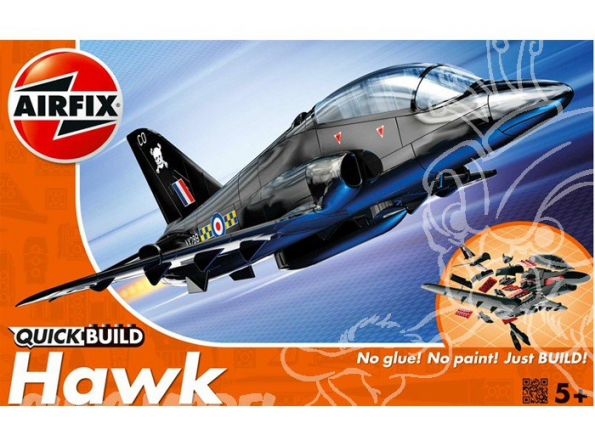 Airfix maquette avion j6003 BAe Hawk Quick Build en briquettes