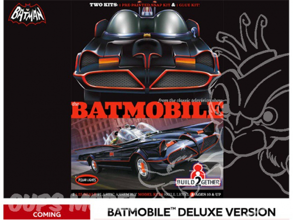 AMT maquette voiture 907 Batmobile De Luxe Snap & Glue 1/25