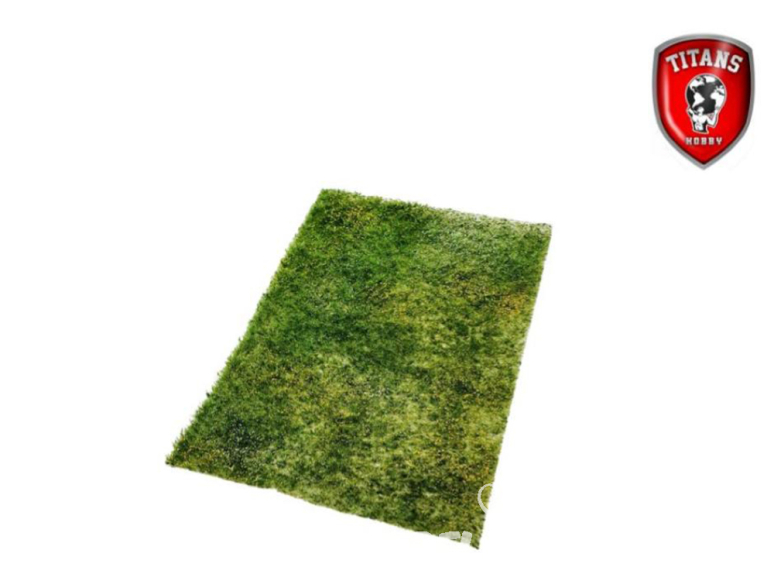 Titans Hobby végéation TTH306 Tapis d'herbe 20 x 30cm Longueur 4-8mm - Prairie fleurie type 6