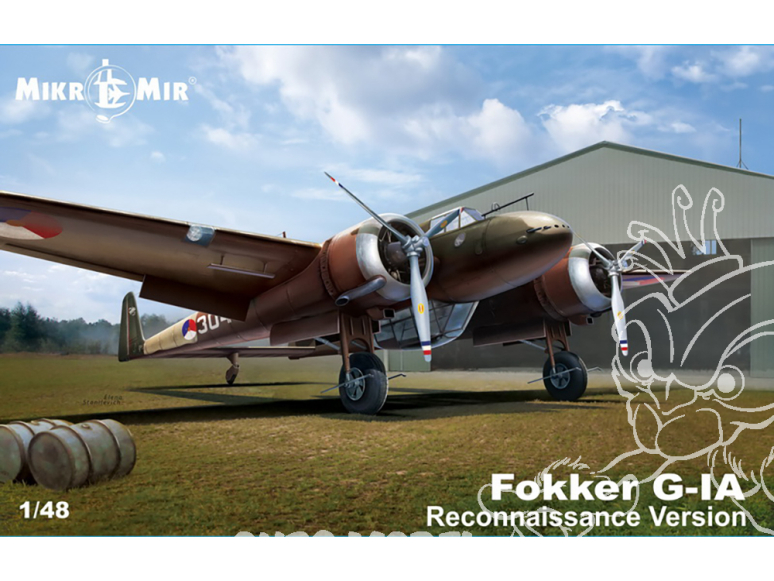 MikroMir maquette 48-018 Fokker G1 reconnaissance version 1/48