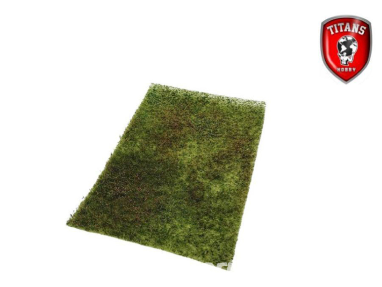 Titans Hobby végéation TTH317 Tapis d'herbe 20 x 30cm Longueur 8-18mm - Prairie fleurie type 17