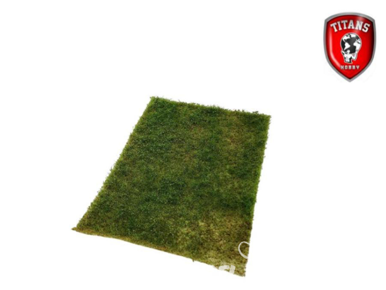 Titans Hobby végéation TTH316 Tapis d'herbe 20 x 30cm Longueur 8-18mm - Prairie fleurie type 16