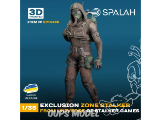 Spalah kit figurine SP14435 zone d'exclusion stalker de l'univers du jeu STALKER SPALAH 1/35